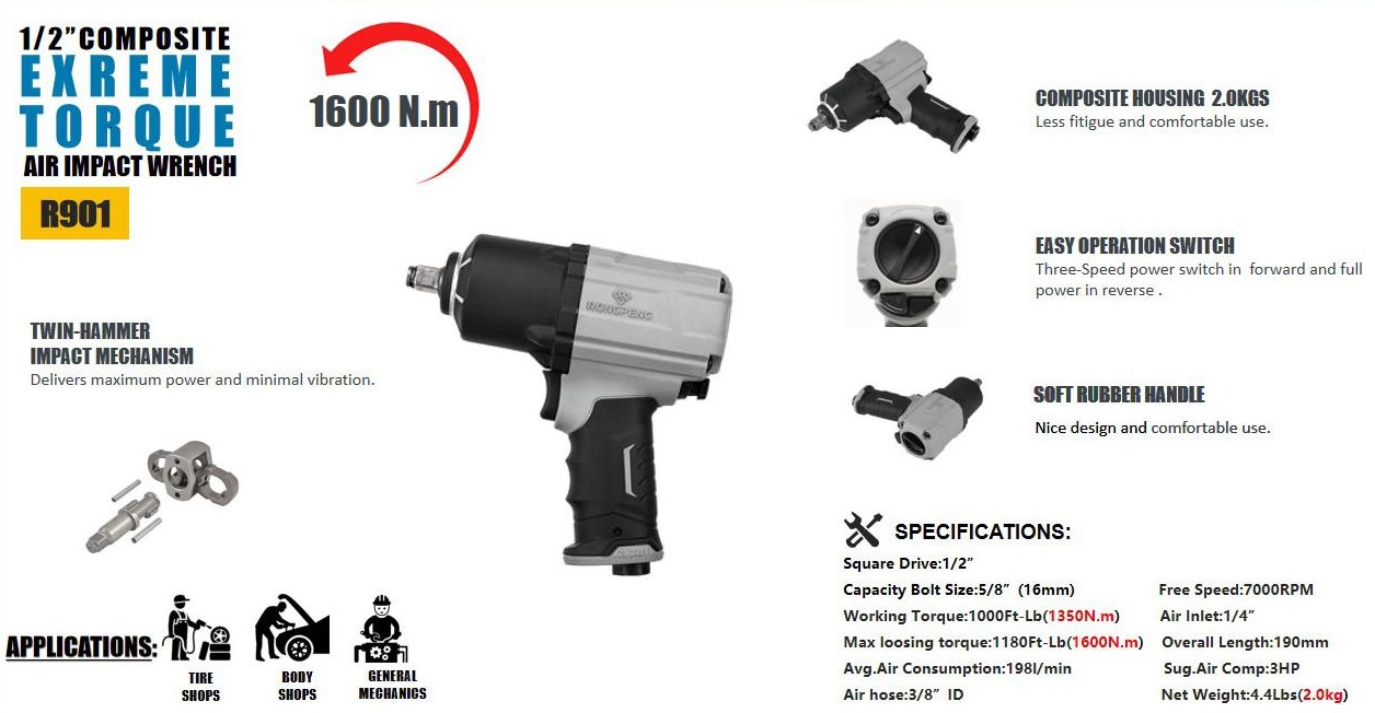1/2 air impact wrench
